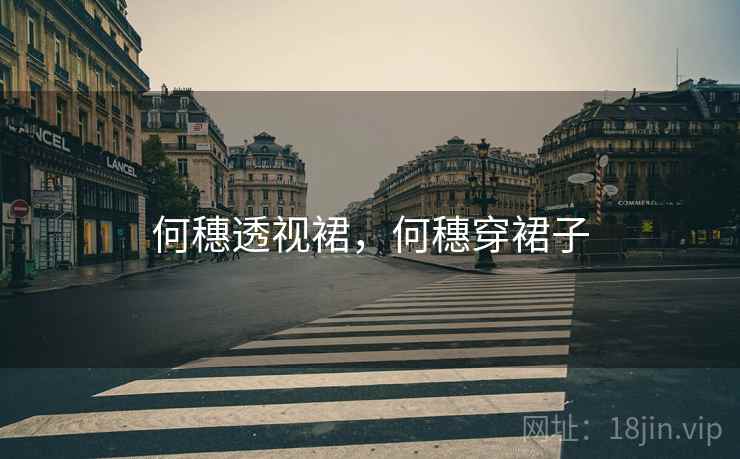 何穗透视裙，何穗穿裙子